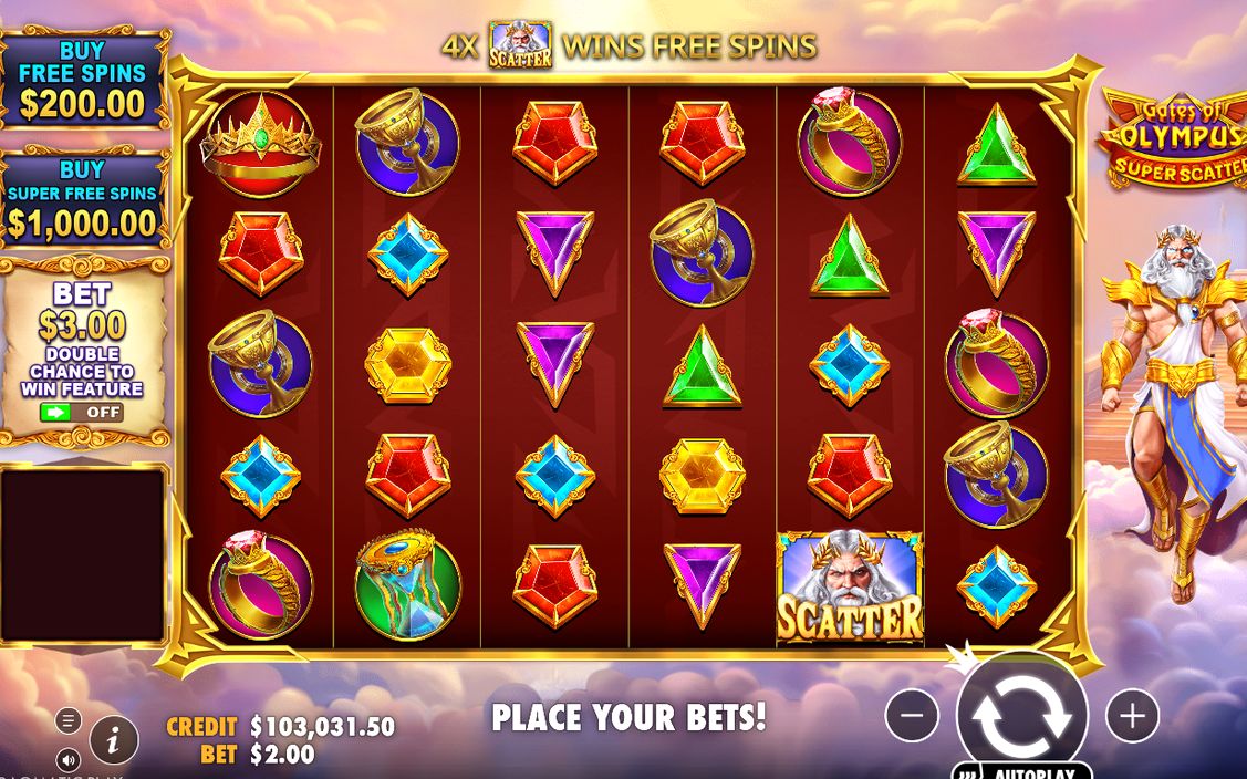 Gates of Olympus Super Scatter